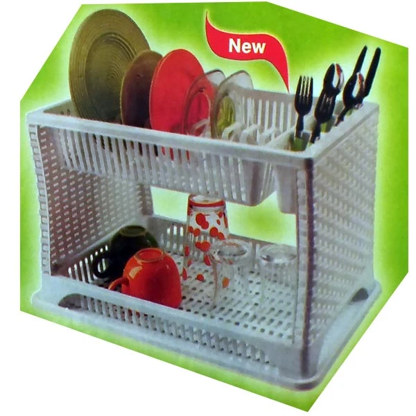 Suszarka do naczyń KATEX 45 x 30 x 26,5 cm rattan violet