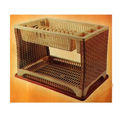 Suszarka do naczyń KATEX 45 x 30 x 26,5 cm rattan violet