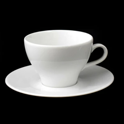 Filiżanka porcelanowa Lubiana Paula 290 ml i spodek 17 cm