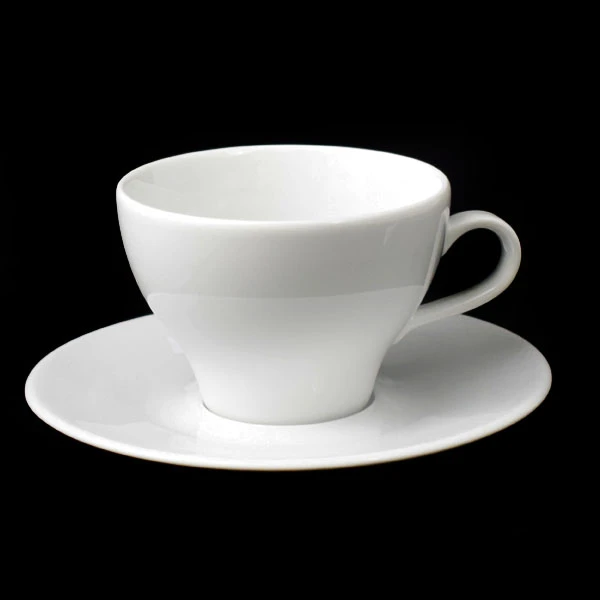 Filiżanka porcelanowa Lubiana Paula 290 ml i spodek 17 cm