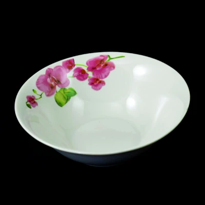 Salaterka porcelanowa MM Glass Storczyk 18 cm