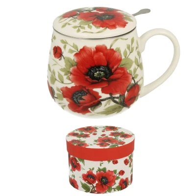 DUO-KUBEK Z ZAPARZACZEM 430ML *LINA*