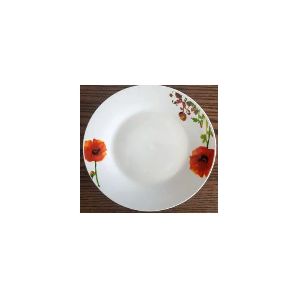 Talerz deserowy MMG 19 cm ceramika wzór mak