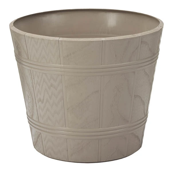 OSŁONKA DREWNOPODOBNA 6 SZARO-BEŻOWY h32 fi38