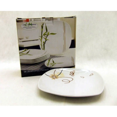 SALIX-KPL.TALERZY DESER KWADRAT SX-18
