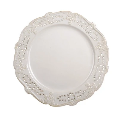 Talerz obiadowy Veroni Amelia 24,5 cm
