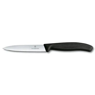 VIC-NÓŻ *SWISS CLASSIC 10CM * OSTRZE GŁADKIE CZARNY 6.7703