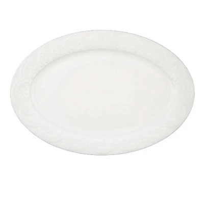 Półmisek porcelanowy Mondex Koronka 30,5 x 21 cm