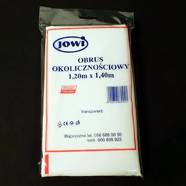 Obrus jednorazowy Kolbiarz 120 × 140 cm