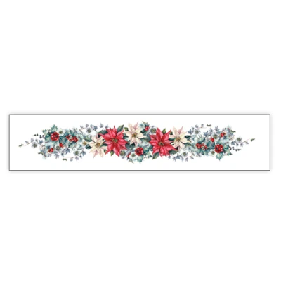 Bieżnik wodoodporny MAR Gwiazda Betlejemska 38 × 180 cm