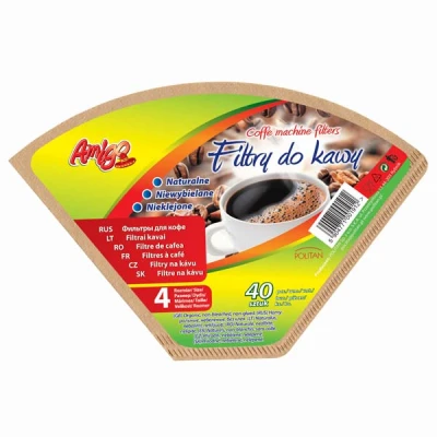 Filtry do kawy Amigo rozmiar 4 40 szt.