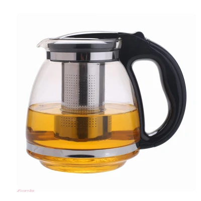 ZAPARZACZ DO HERBATY I ZIÓŁ SZKLANY DZBANEK Z SITKIEM 1500ML