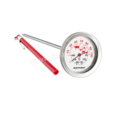 TERMOMETR KUCHENNY DO PIEKARNIKA Z PODWÓJNĄ SKALĄ 30-100°C / 50-300°C 13cm