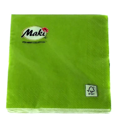Serwetki papierowe Pol-Mak 25 × 25 cm różowe złoto