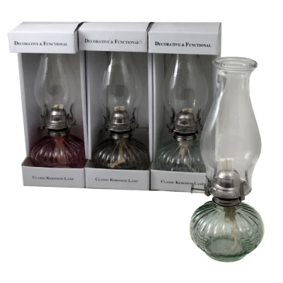Lampa naftowa DX22-039-1 szkło 32 x 10 x 10 cm