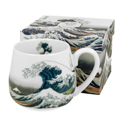 DUO-KUBEK BARYŁKA  430ML *K. HOKUSAI-THE GREAT WAVE*