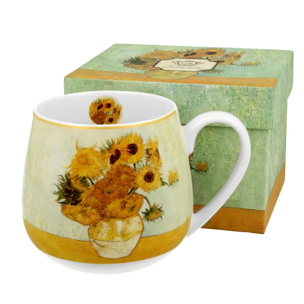 DUO-KUBEK BARYŁKA *VINCENT VAN GOGH-SUNFLOWERS*
