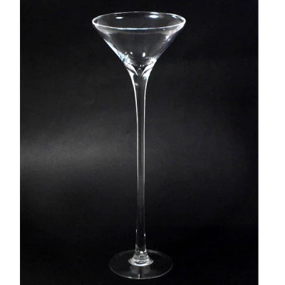 Świecznik szklany Martini 50 cm