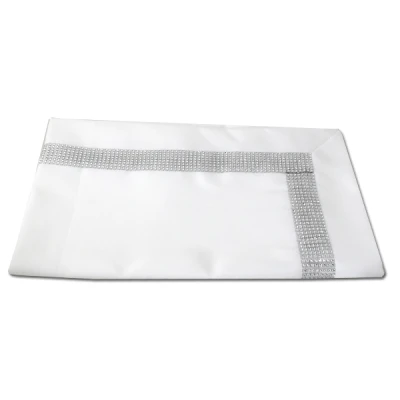 MESA-SERWETA/BIEŻNIK SWAROVSKI 85X85 BIAŁY 320