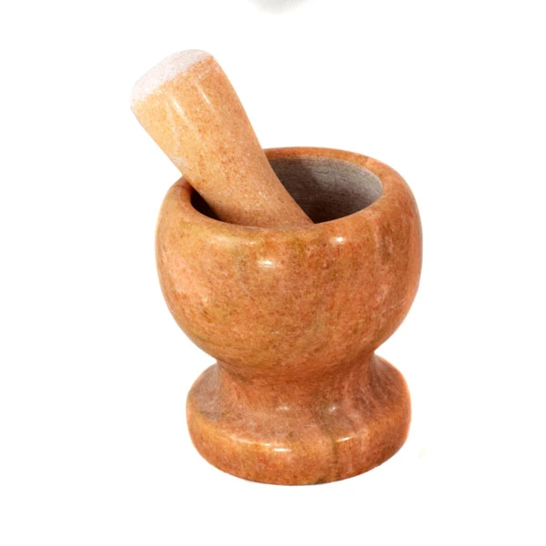 Moździerz kamienny marmurowy 9,5 x 10,5 cm