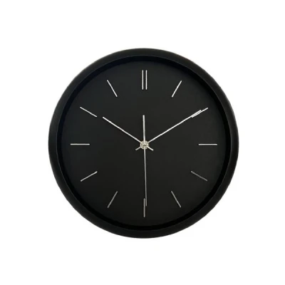 AS-ZEGAR ŚCIENNY 30CM CZARNY