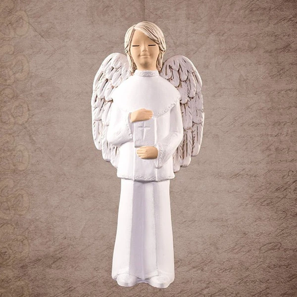 Figurka ceramiczna Ceramika Artystyczna Bolesławiec Chłopiec 27 cm