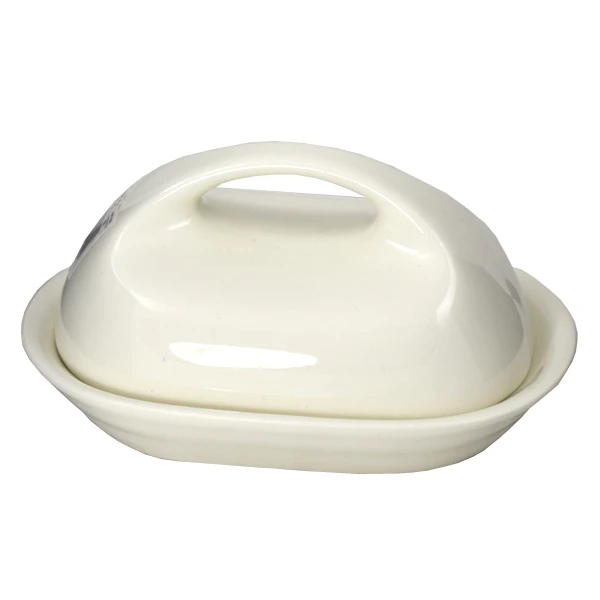 CER-MASELNICA CERAMICZNA BIAŁA OWALNA