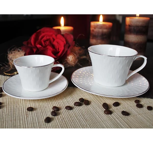 DUO-KPL. 2+2 FILIŻANKI+SPODKI *RODOS* 90ML