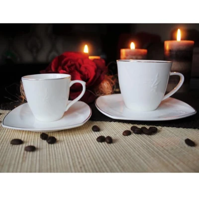 DUO-KPL. FILIŻANEK 2+2 *LEROS* 90ML
