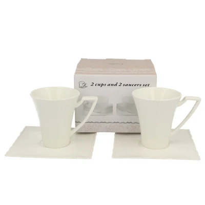 DUO-KPL.2+2 FILIŻANKI+SPODKI *RITZ* 200ML