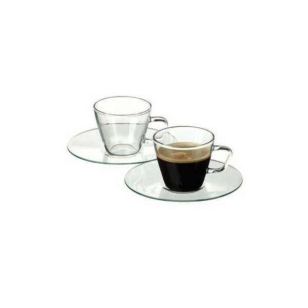 BOH-KPL. 4 FILIŻANEK ZE SPODKIEM *PRESSO* 80ML 2682/4242/4