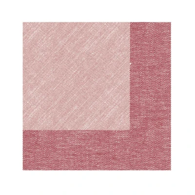 Serwetki Airlaid PAW Bamberg Bordo 40 x 40 cm