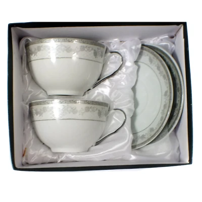 SAL-KPL. FILIŻANEK+SPODKI 2+2 *MAGDALENA GA1358S* 300ML