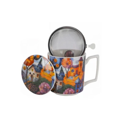 Kubek z zaparzaczem DUO Modern Countryside 0,45 l