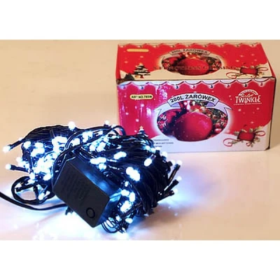 Lampki CHOINKOWE 200 LED  BIAŁE 785W
