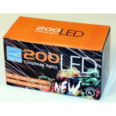 Lampki CHOINKOWE 200 LED  MULTIKOLOR 785M