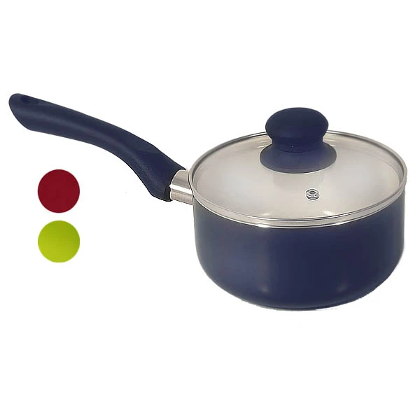 MX5995-RONDEL Z RĄCZKĄ ALU 16CM CERAMICZNY Z/P KOLOR