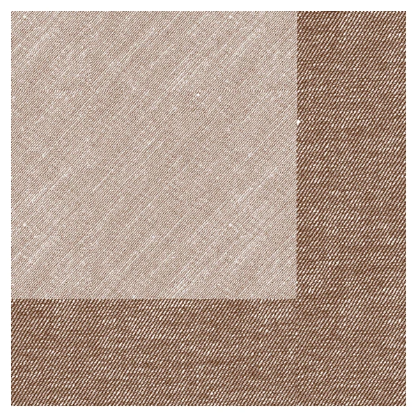 Serwetki Airlaid PAW Bamberg Brąz 40 x 40 cm