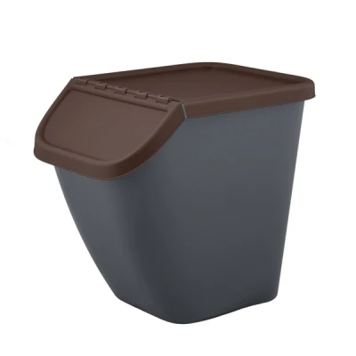 Kosz do segregacji BranQ Pelican 23 l brązowy