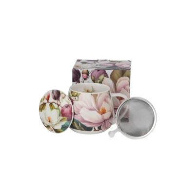Kubek z zaparzaczem Duo Magnolie 430 ml
