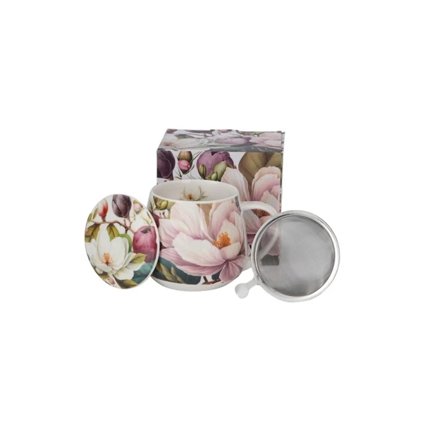 Kubek z zaparzaczem Duo Magnolie 430 ml