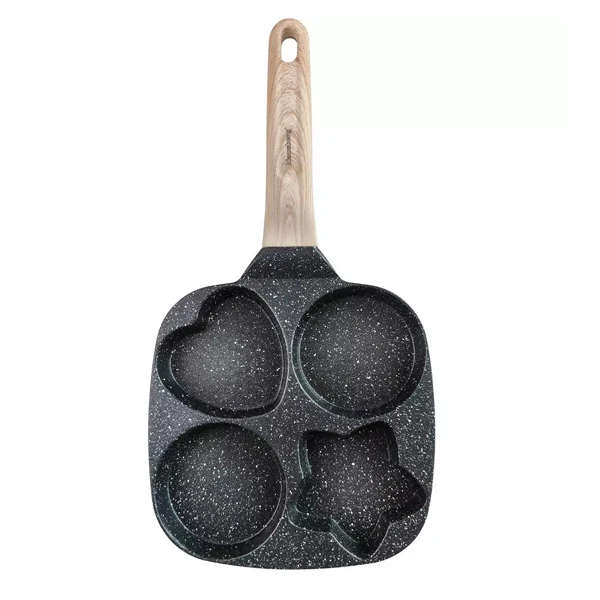 PRAJO-PATELNIA 4-DZIELNA 19CM CZARNA