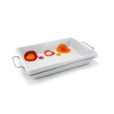 CZ-MISKA PROST. DO PIECZENIA+STOJAK 31,5CM