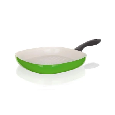 CZ-PATELNIA GRILL 26CM CERAMICZNA VERDE