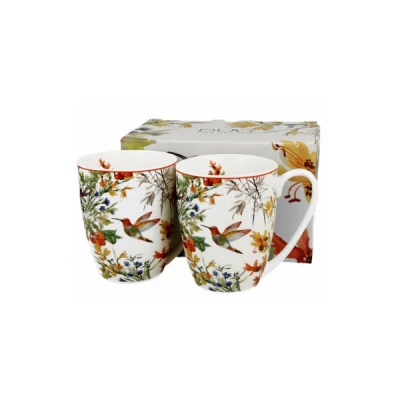 Komplet 2 kubków porcelanowych DUO LINNEA 0,36 l