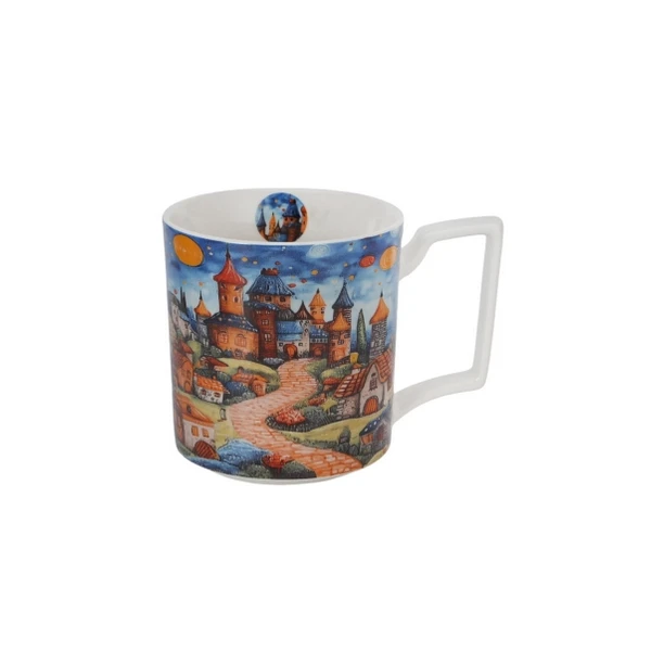 Kubek porcelanowy Duo Modern Sleepy Kingdom 0,75 l