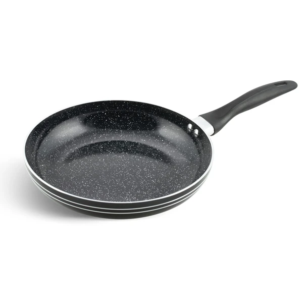 PATELNIA MARMUROWA NIEPRZYWIERAJĄCA ALUMINIOWA 24 CM INDUKCJA GAZ