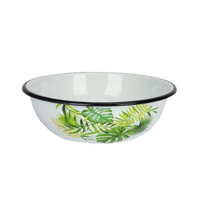 Miska emaliowana Emalia Rybnik Monstera 2,5 l