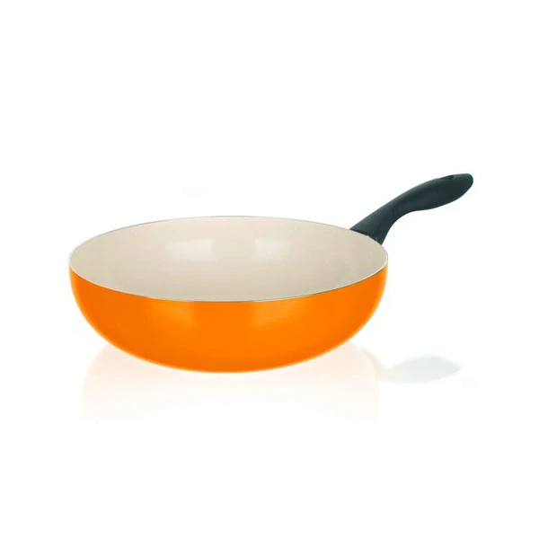 CZ-PATELNIA ALU CERAMICZNA WOK 28CM