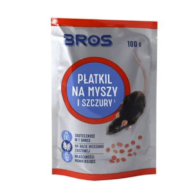 Płatkil na myszy i szczury Bros 100 g